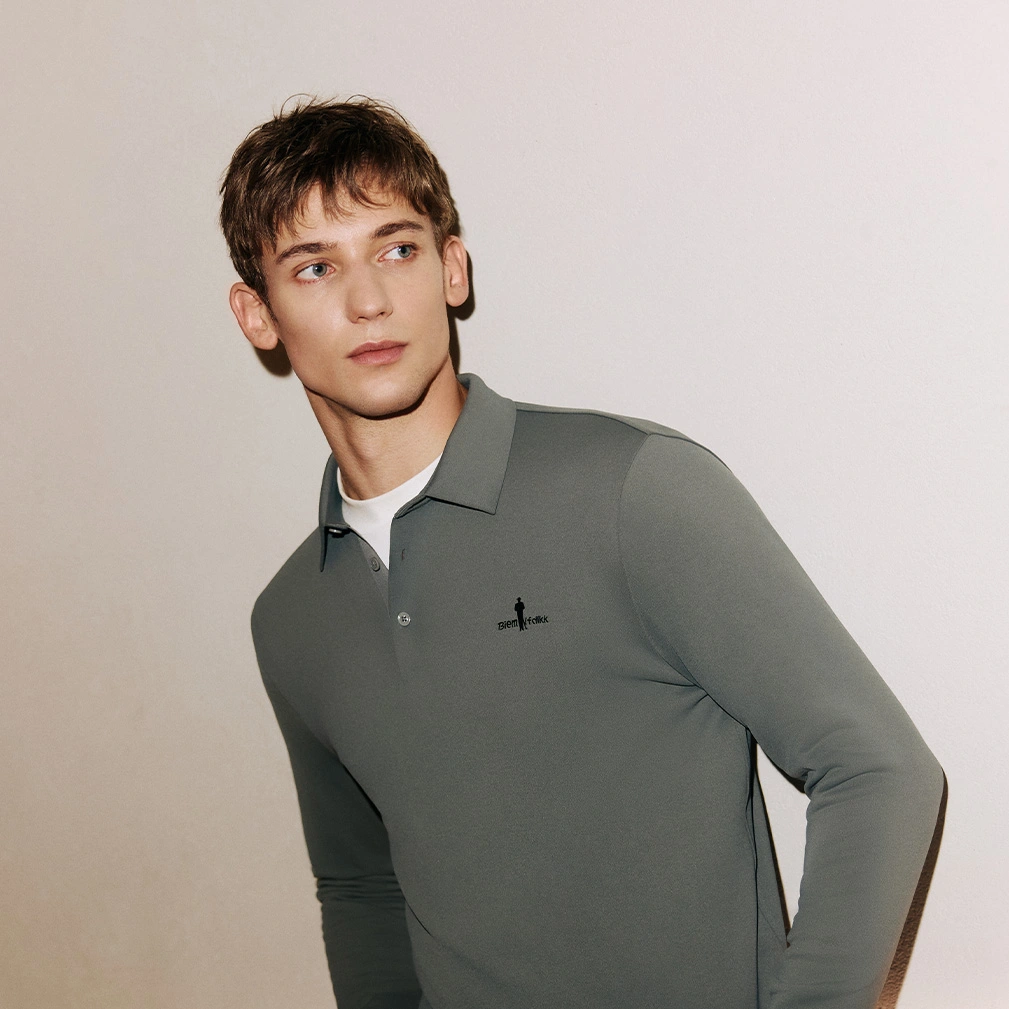 long sleeve polo t